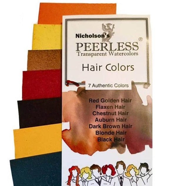Peerless Watercolors - 7 Hair Colors - Vintage Recipe