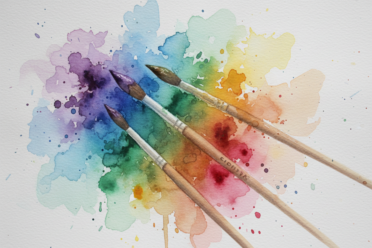 What Your Watercolor Brush Can Actually Do: A Practical Technique Guide