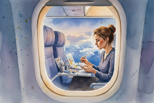 Why Peerless DryColor Is the Best Watercolor for Travel (And What to Know Before You Fly)