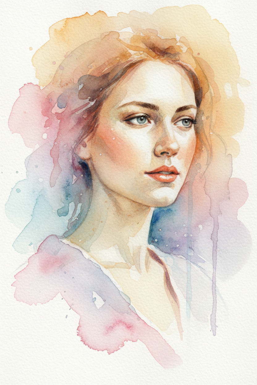 Watercolor Portrait Painting for Beginners: How to Paint Faces Without the Fear