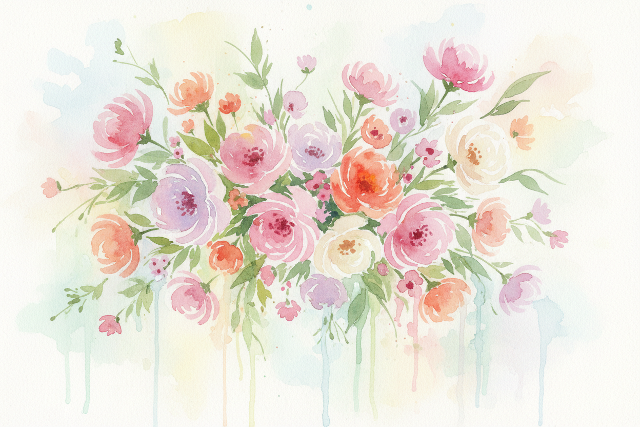 How to Paint Watercolor Flowers: A Beginner's Guide to Loose, Dreamy Florals