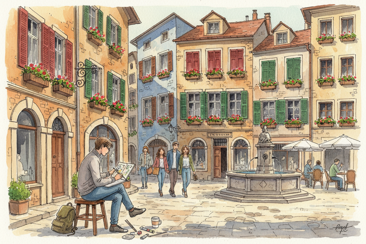The Ultimate Urban Sketching Kit (And Why Your Paint Might Be the Problem)
