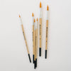 Round Tip Watercolor Brush Set - 6 piece