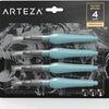 Arteza® Water Brush Pens Set, Assorted Tips, 4 pc.