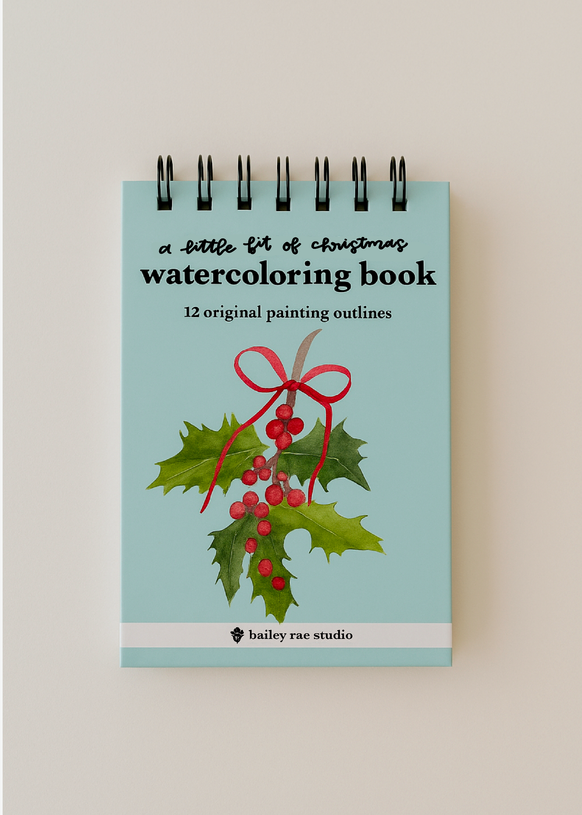 A Little Bit of Christmas - Mini Watercoloring Book