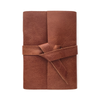 Unlined Sketchbook - Golden-  Choose Your Thread Color: 4x6 / Light Brown