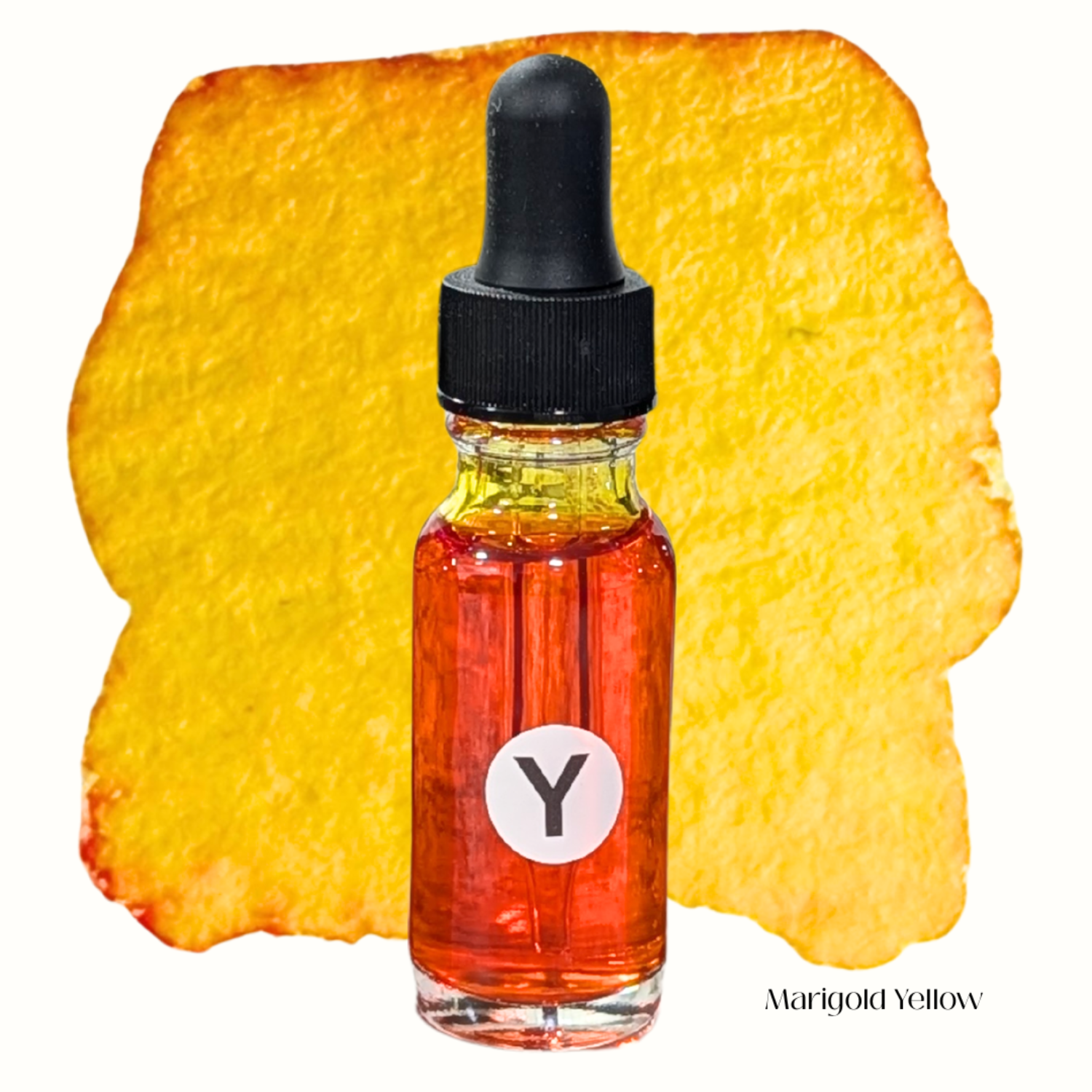 Marigold Yellow (Y) - CMYK Liquid Watercolor (Individual Bottle)