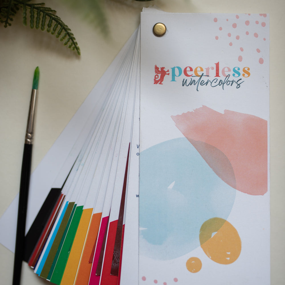 The artist palette. A travel watercolor palette by peerless watercolors that gives you access to 20 different peerless watercolor paints