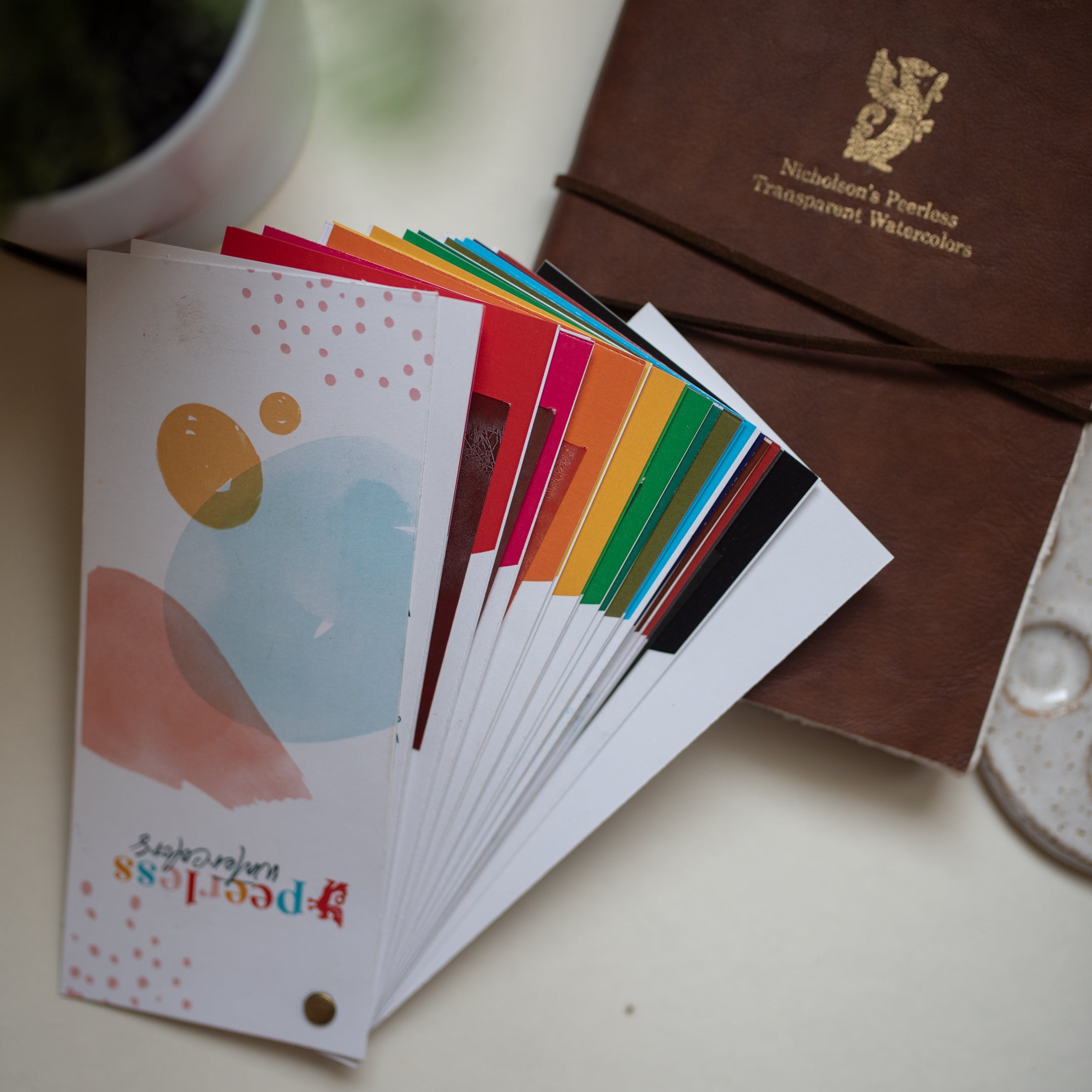 The artist palette. A travel watercolor palette by peerless watercolors that gives you access to 20 different peerless watercolor paints