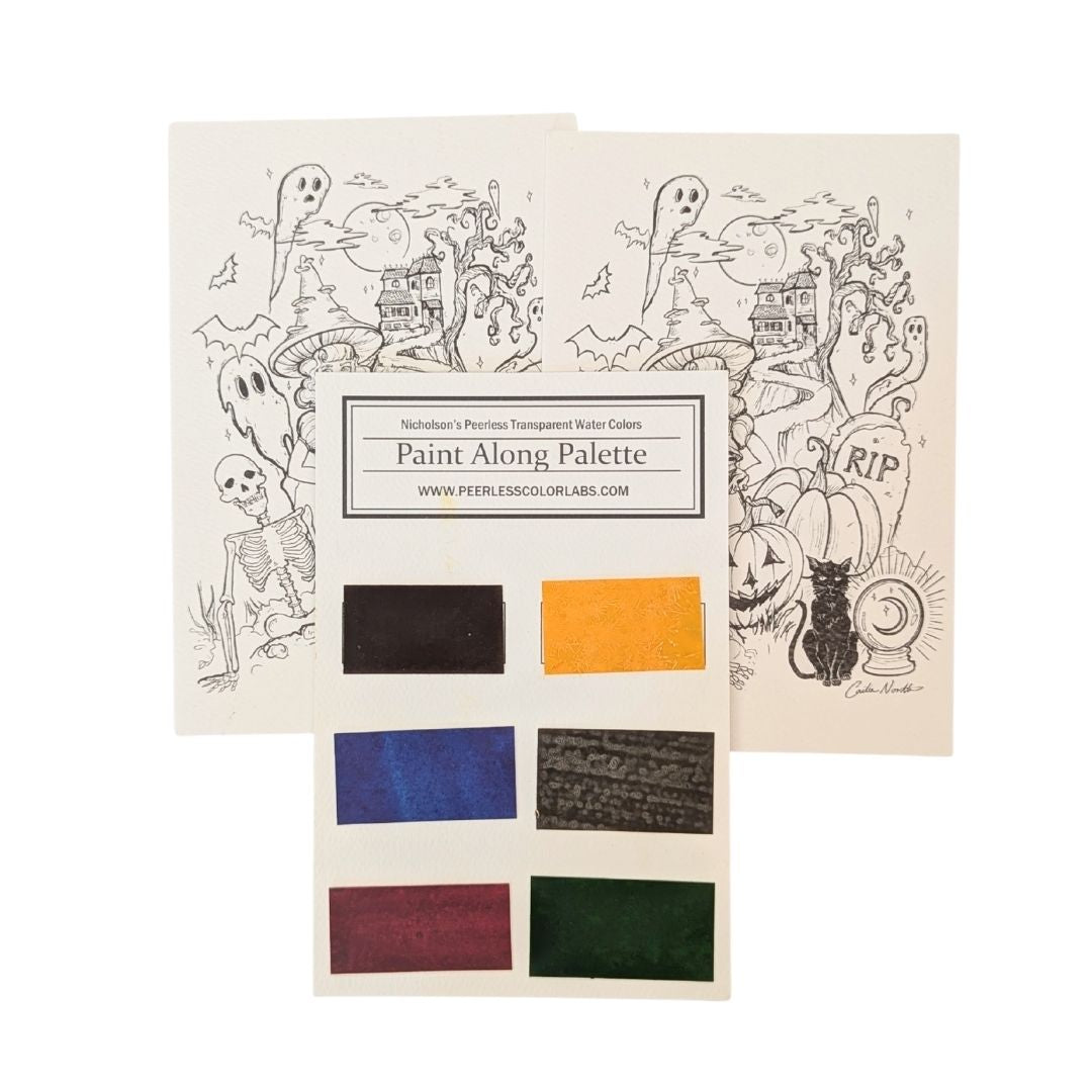 Paint Along Palette - Spooky Season Edition