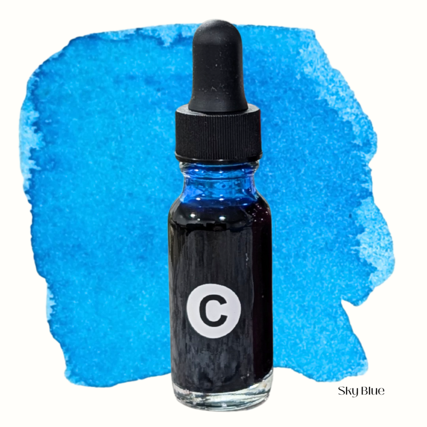 Sky Blue (C) - CMYK Liquid Watercolor (Individual Bottle)
