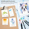 Arteza® Water Brush Pens Set, Assorted Tips, 4 pc.