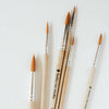 Round Tip Watercolor Brush Set - 6 piece