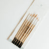 Round Tip Watercolor Brush Set - 6 piece