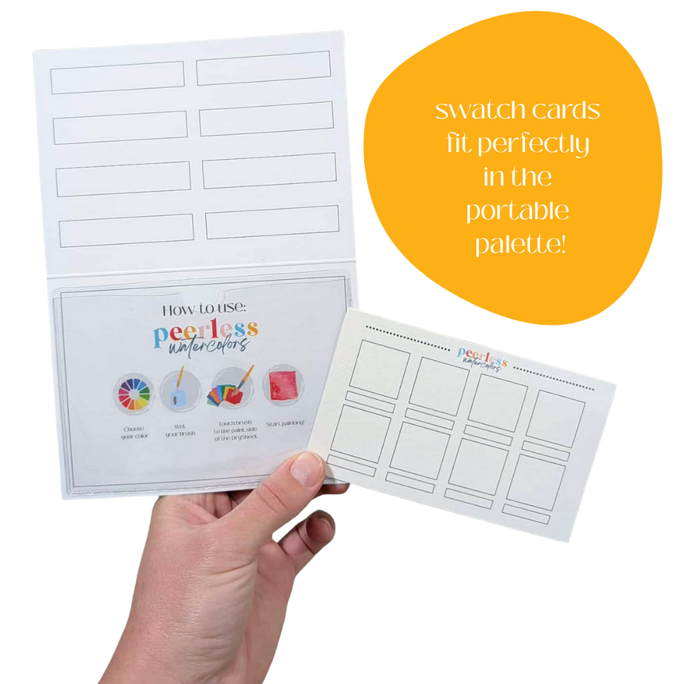 Swatch Card (Wholesale) – Nicholson's Peerless Watercolors