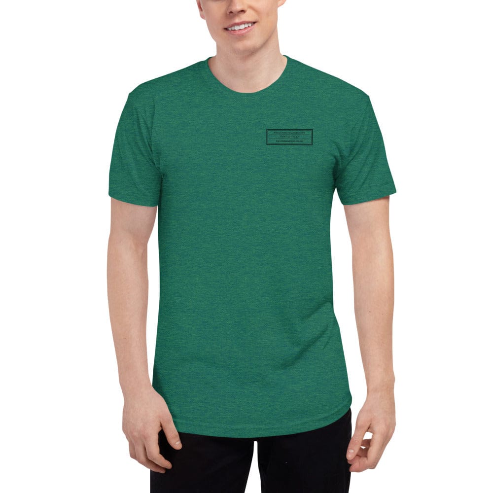 Myrtle Green Tri-Blend Track Shirt